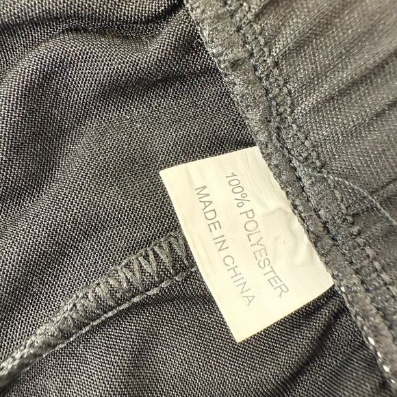 Black Capri Leggings with Lace Bell Bottoms – Boho Festival Style – Size Small - Picture 4 of 6